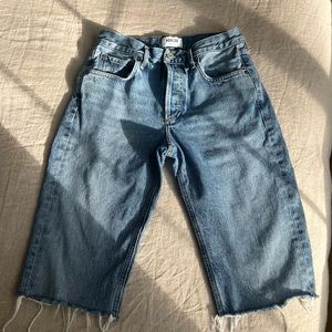 Agolde Carrie denim shorts